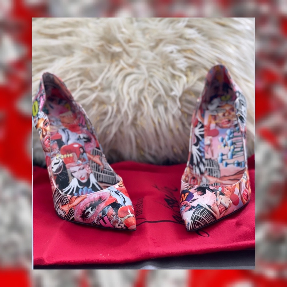 Christian Louboutin Hot Chick Pumps size 37.5 - Picture 6 of 6